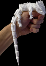 3D Printed Lizard Large Reptile Fidget - Articulated Lizard, Anxiety Stress Relief, ADHD & Autism Friendly Bearded Dragon Fidget Pet