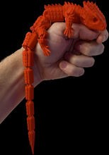 3D Printed Lizard Large Reptile Fidget - Articulated Lizard, Anxiety Stress Relief, ADHD & Autism Friendly Bearded Dragon Fidget Pet