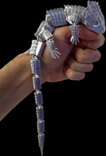 3D Printed Lizard Large Reptile Fidget - Articulated Lizard, Anxiety Stress Relief, ADHD & Autism Friendly Bearded Dragon Fidget Pet