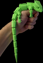 3D Printed Lizard Large Reptile Fidget - Articulated Lizard, Anxiety Stress Relief, ADHD & Autism Friendly Bearded Dragon Fidget Pet