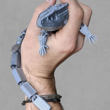3D Printed Lizard Large Reptile Fidget - Articulated Lizard, Anxiety Stress Relief, ADHD & Autism Friendly Bearded Dragon Fidget Pet